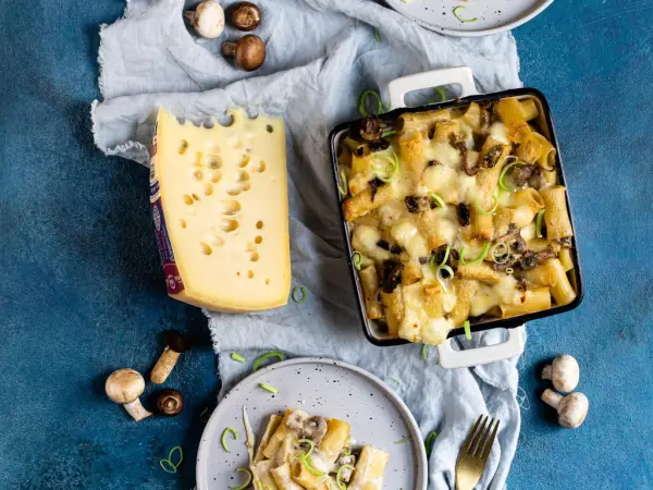 noodle casserole with mushrooms, leeks and King of the Dolomites pasta-al-forno-3.jpg